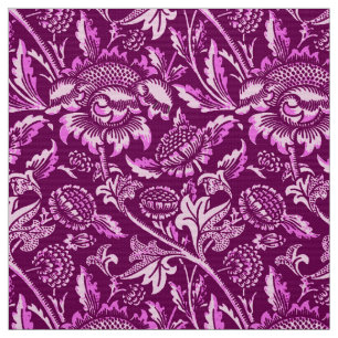 William Morris Sunflower, Amethyst Paars Stof