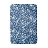 William Morris Sunflower, Dark Blue en White Badmat (Voorkant Verticaal)