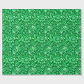 William Morris Sunflower, Emerald Green Cadeaupapier (Vlak)