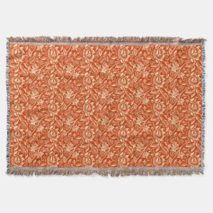 William Morris Sunflower, Mandarin Oranje Deken