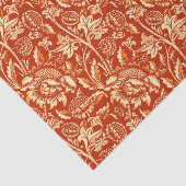 William Morris Sunflower, Mandarin Oranje Tissuepapier (Detail)