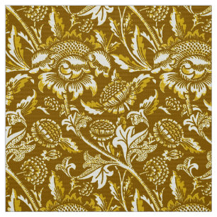 William Morris Sunflower, Mustard Yellow Stof