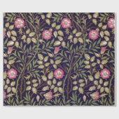 William Morris Sweet Briar Floral Art Cadeaupapier (Vlak)