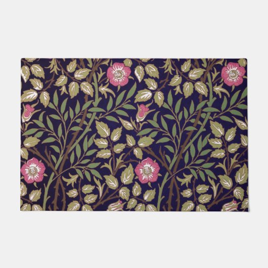 William Morris Sweet Briar Floral Art Deurmat (Voorkant)