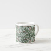 William Morris  Sweet Briar Rozen Foliage Espresso Kop (Voorkant rechts)