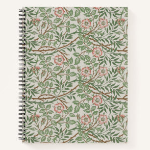 William Morris Sweetbriar Floral Art Nouveau Notitieboek