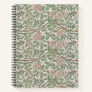 William Morris Sweetbriar Floral Art Nouveau Notitieboek