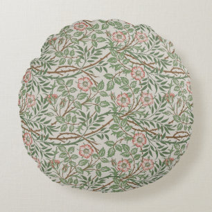 William Morris Sweetbriar Floral Art Nouveau Rond Kussen