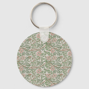 William Morris Sweetbriar Floral Art Nouveau Sleutelhanger