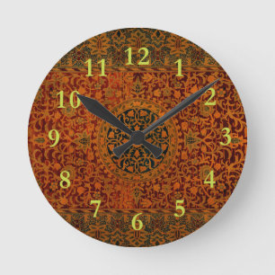 William Morris Tapijt Tapijt Vloerkleed Ronde Klok