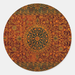 William Morris Tapijt Tapijt Vloerkleed Ronde Sticker