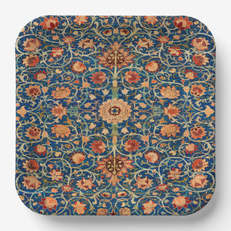 William Morris Tapijtontwerp Papieren Bordje