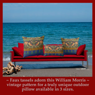  William Morris Tassel Indoor Buitenkussen
