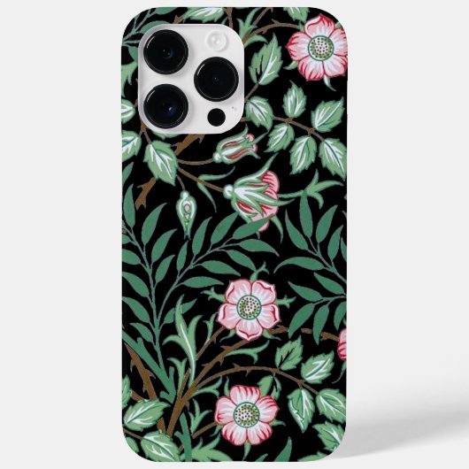 William Morris Textiel Patroon Iphone Case (Achterkant)
