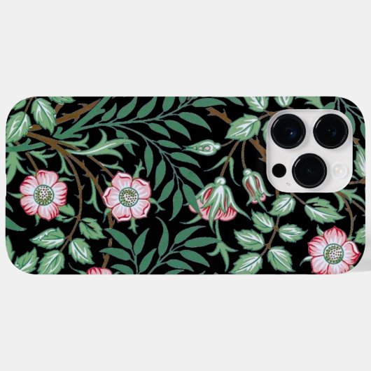 William Morris Textiel Patroon Iphone Case (Achterkant (horizontaal))