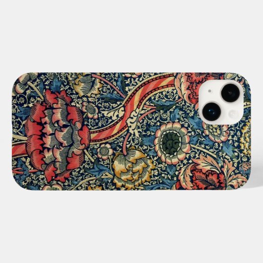 William Morris Textiel Patroon Wandle Case-Mate iPhone Case (Achterkant (horizontaal))