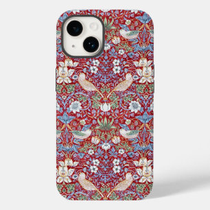 William Morris Textile Strawberry Thief Case-Mate iPhone 14 Hoesje
