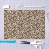 William Morris Thistle Damask, Taupe Tan & Beige Tissuepapier (Craft)