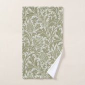 William Morris Thistle Sage Green Motif (Serviette à main)