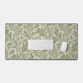 William Morris Thistle Sage Green Pattern Bureaumat (Keyboard & Muis)