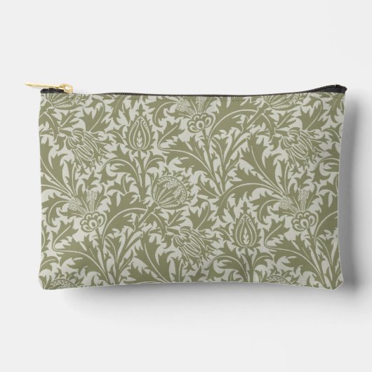William Morris Thistle Sage Green Pattern Etui (Voorkant)