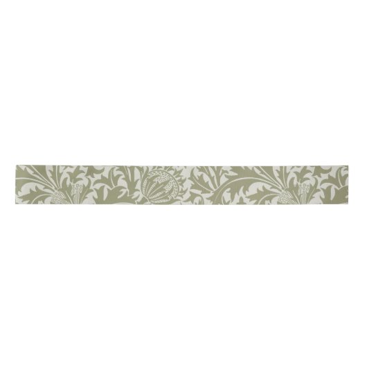 William Morris Thistle Sage Green Pattern Lint (Voorkant)