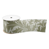 William Morris Thistle Sage Green Pattern Lint (Spoel)