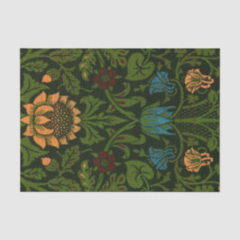 William Morris Tissue Paper, zonnebloem en wijnsto Tissuepapier