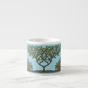 William Morris Tree Frieze Bloem Behang Espresso Kop