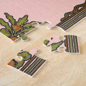 William Morris Tree Frieze Bloem Behang Legpuzzel (Zijkant)