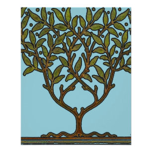William Morris Tree Frieze Bloem Behang Perfect Poster