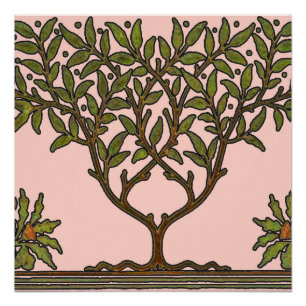 William Morris Tree Frieze Bloem Behang Perfect Poster