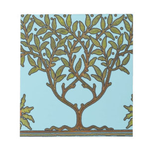 William Morris Tree Frieze Bloemenbehang Notitieblok