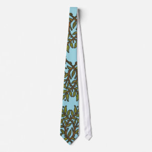 William Morris Tree Frieze Bloemenbehang Stropdas