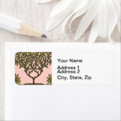 William Morris Tree Frieze Floral Wallpaper Etiket (Insitu)