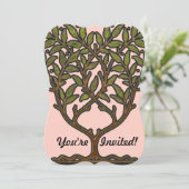 William Morris Tree Frieze Floral Wallpaper Kaart (Staand voorkant)