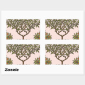 William Morris Tree Frieze Floral Wallpaper Rechthoekige Sticker (Vel)