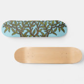 William Morris Tree Frieze Floral Wallpaper Skateboard (Horizontaal)