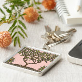 William Morris Tree Frieze Floral Wallpaper Sleutelhanger (Zijkant)