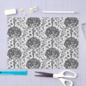 William Morris Tree of Life, Black & White Tissuepapier (Craft)