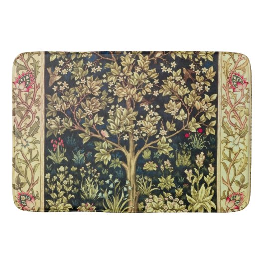 William Morris Tree of Life Floral Art Badmat (Voorkant)