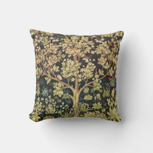 William Morris Tree of Life Floral Art Kussen