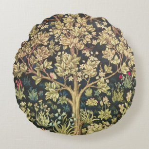 William Morris Tree of Life Floral  Art Rond Kussen