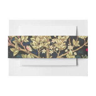William Morris Tree of Life Floral Art Uitnodigingen Wikkel