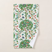 William Morris Tree of Life, Green & Multi Bad Handdoek (Handdoek)