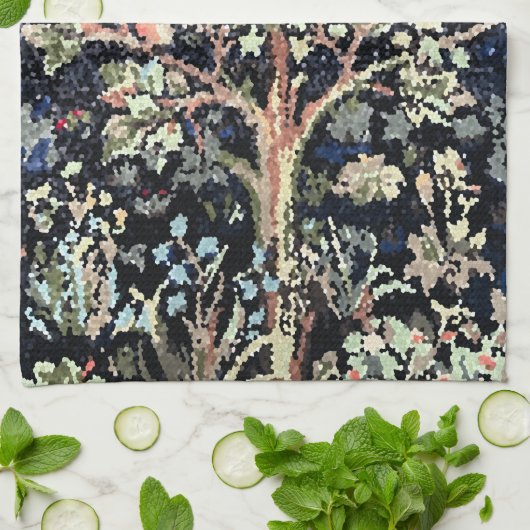 William Morris Tree of Life Kitchen Towels Theedoek (Gevouwen)