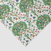 William Morris Tree of Life Pattern, Green & Multi Tissuepapier (Detail)
