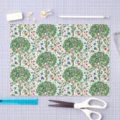William Morris Tree of Life Pattern, Green & Multi Tissuepapier (Craft)