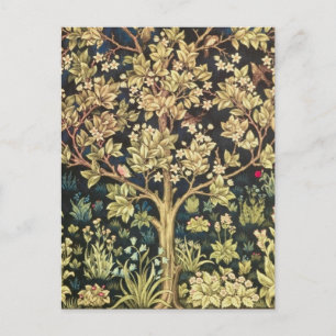 William Morris Tree of Life  pre-Raphaelite Briefkaart