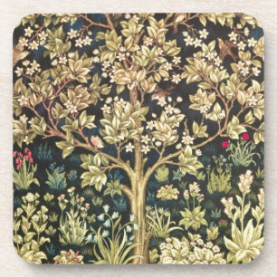William Morris Tree of Life pre-Raphaelite Drankjes Onderzetter